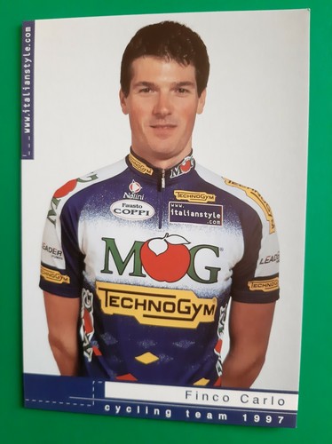 Cyclisme carte cycliste carlo - carte,