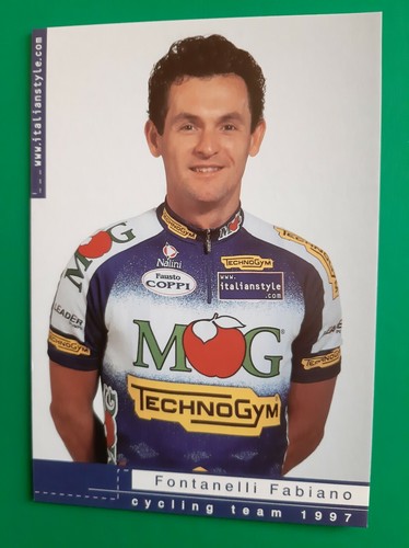 Cyclisme carte cycliste fabio - carte,